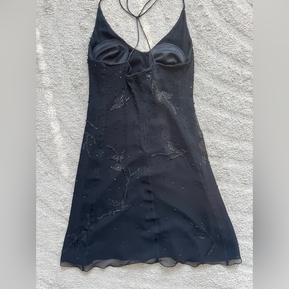 Armani Collezioni Black Sequin Beaded Dress - Picture 6 of 11